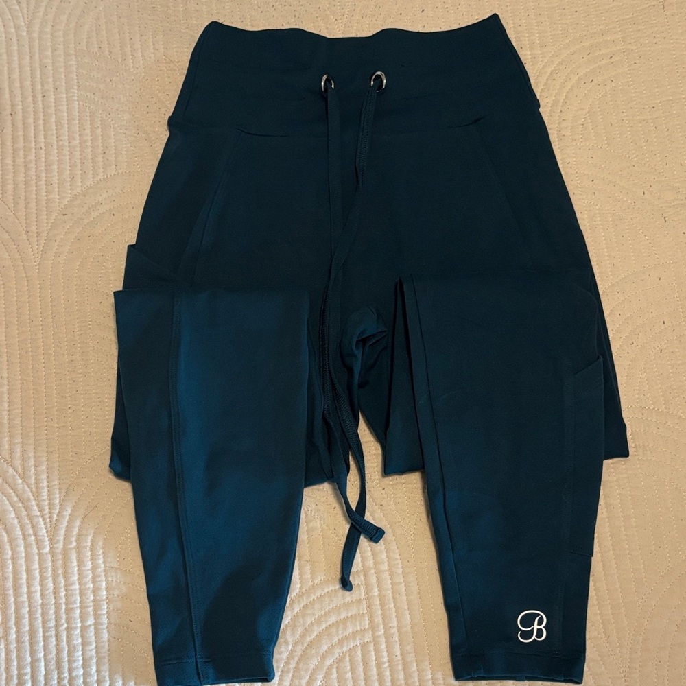 Bombshell Sportswear Teal Joggers style Leggings